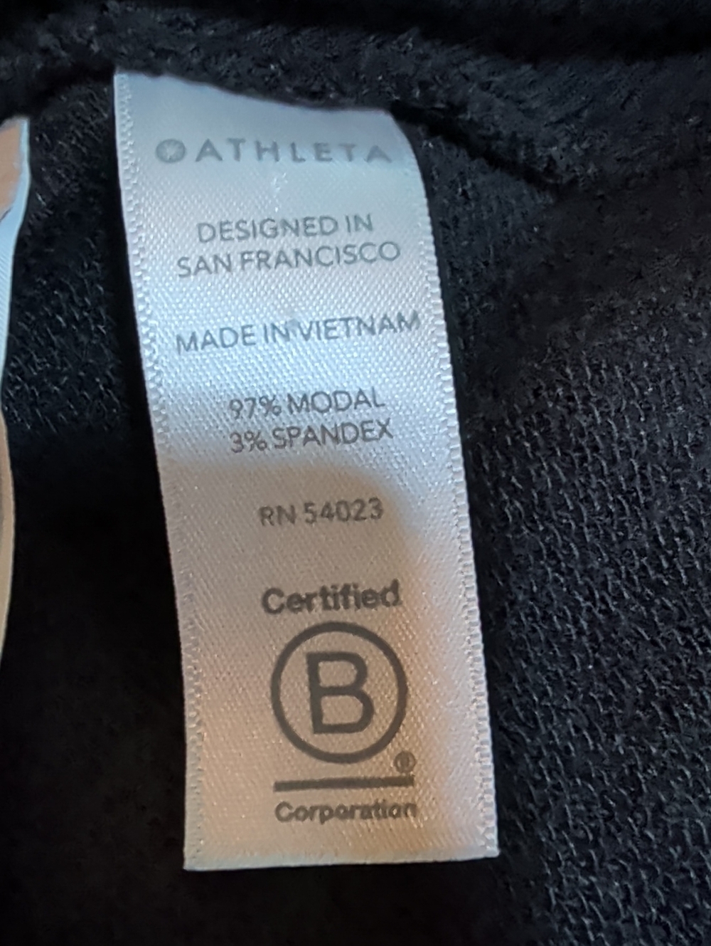 Athleta Black Draped Open-Front Cardigan - Picture 5 of 6